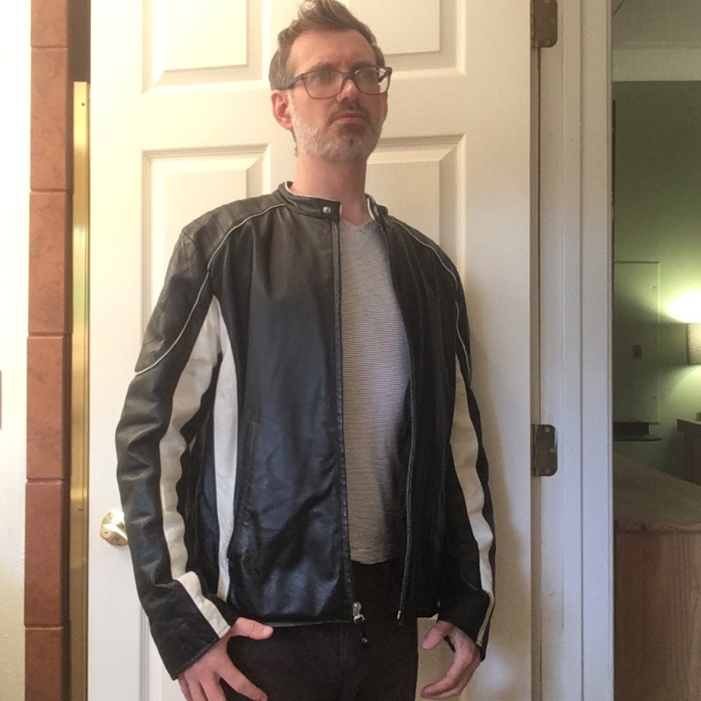 Wilson’s Leather Motorcycle Jacket Men’s medium